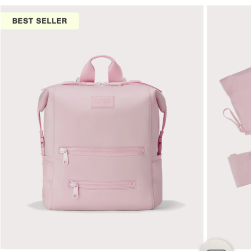 Danger Dover Diaper Backpack in Wild Rose, Large