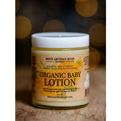 Organic Baby Lotion | Infused with Calendula Flowers