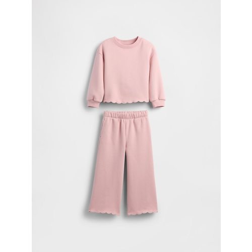 Baby & Toddler VintageSoft Scalloped Sweat Set | Gap