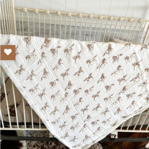 Forever Horses Blanket(Neutrals)