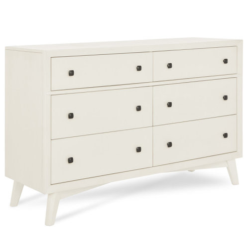 Evolur Antilia 6 Drawer Double Dresser & Reviews | Wayfair