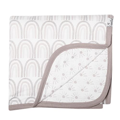 Copper Pearl Three-Layer Baby Blanket: Soft Baby Quilts for Boys and Girls | Breathable, Cozy, Toddler Blanket | Baby Quilt for Newborns | 46x46 Premium Polyester/Rayon | Bliss
