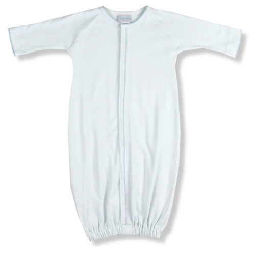 Lullaby Set Snuggle Me Gown - White/Blue