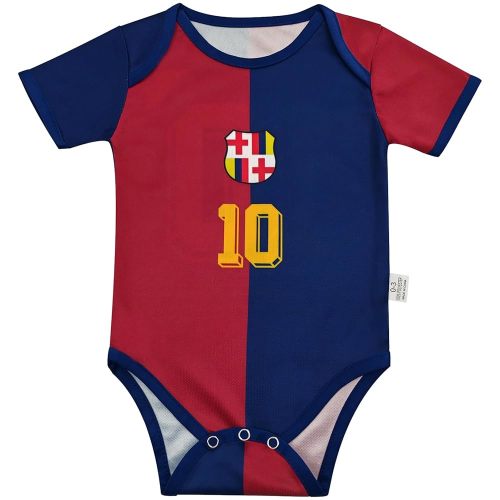 Baby Argentina # 10 National Team Infant Soccer Jersey Bodysuit, Unisex Newborn Futbol Outfit, Size 0-24 Months