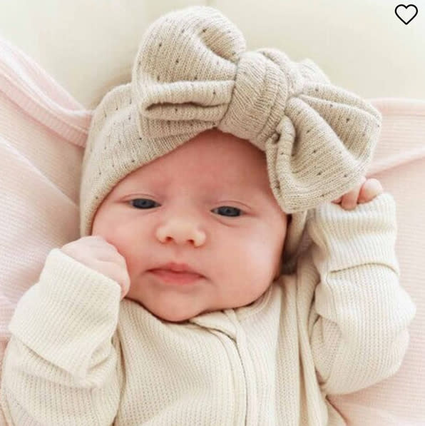 Stone Knit Bow | Caden Lane