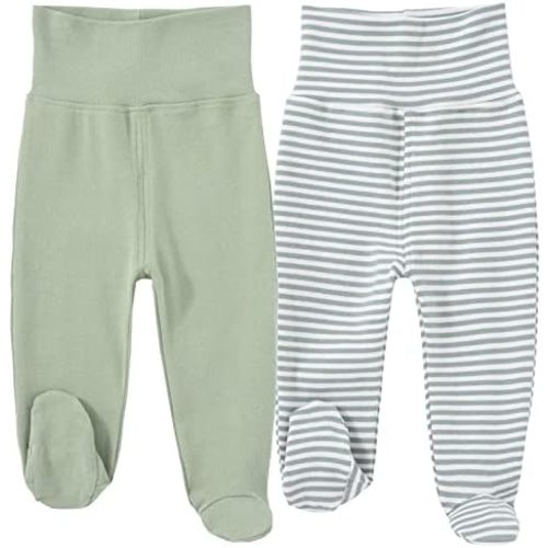 Baby Footed Pants Cotton Newborn Leggings 0-12 Months