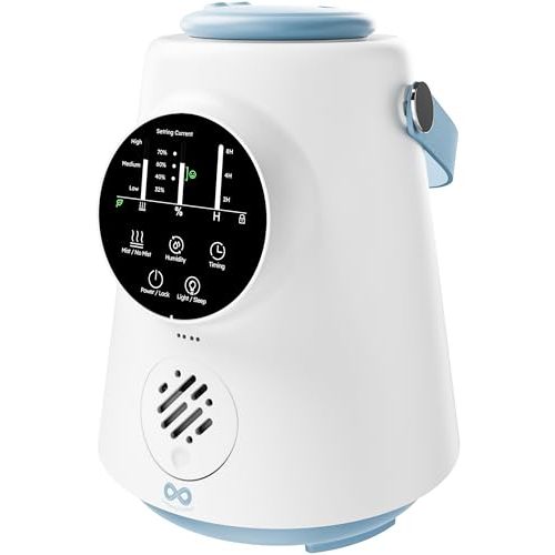 Everlasting Comfort Top Fill Humidifier for Bedroom– Upgraded 2.5L Easy to Clean Quiet Ultrasonic Humidifier with Timer, Cool Mist Air Moisturizer for Large Room, Home, Soothing Hydration for Adults