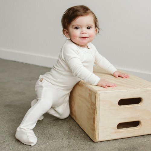 GROW WITH YOU FOOTIE + SNUG FIT | CLOUD – goumikids | 0-3