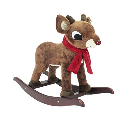 Rudolph the Red-Nosed Reindeer Musical & Light - Up Nose Character Rocker - Rudolph
