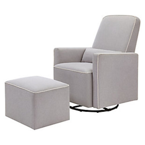 Davinci Olive Glider and Ottoman