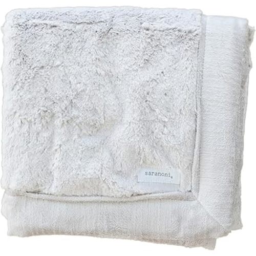 SARANONI Receiving Blankets for Babies Super Soft Boutique Quality Lush Luxury Baby Blanket (Feather, Receiving Blanket 40" x 30")
