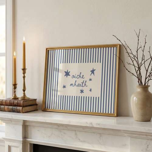Irish Good Night Print | Irish Home Décor | Oíche Mhaith
