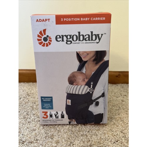 Ergobaby Adapt Unisex Admiral Blue Baby Carrier - In Package/Never Used