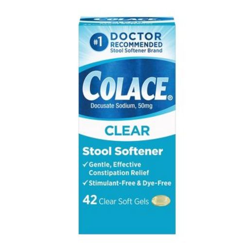 Colace Clear Soft Gels - 42ct
