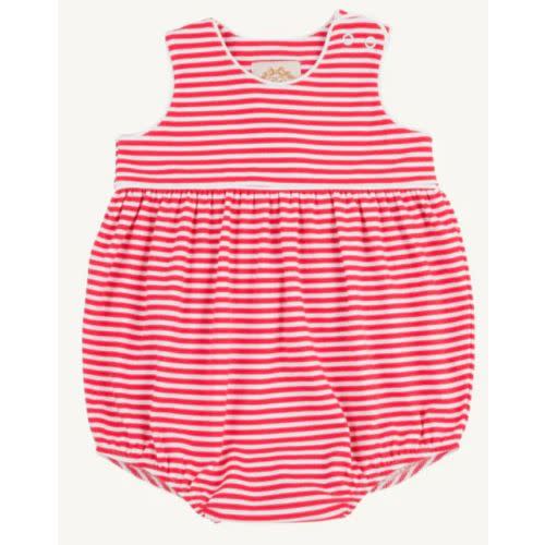 Richmond Red Stripe with Worth Avenue White Barlett Bubble