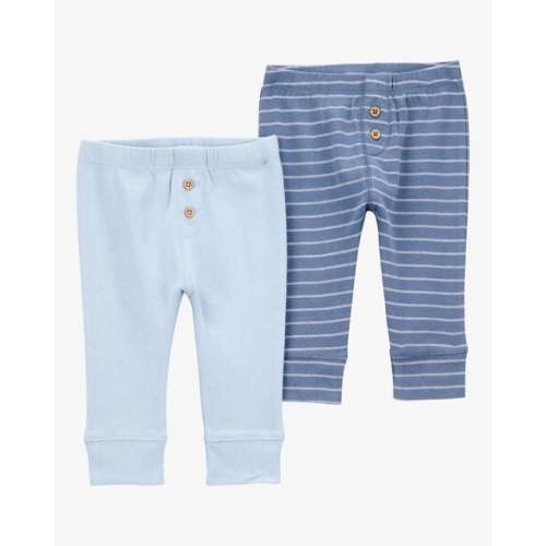 Baby 2-Pack Pull-On Cotton Pants - Carter's | Carter's
