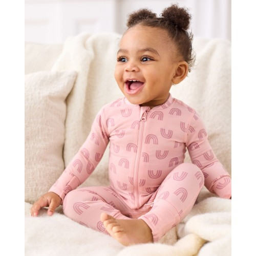 Baby Print 2-Way Zip Sleeper in HannaSoft™
