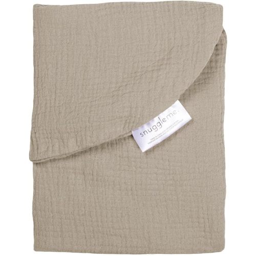 snuggle me Baby Lounger Muslin Curve Cover - Organic Cotton Fabric - Birch