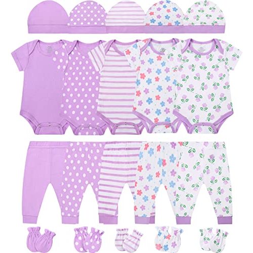 ABeCue Baby Boy Layette Essentials Set Newborn Girl Clothes Pack Infant Gift Sets 20-Piece