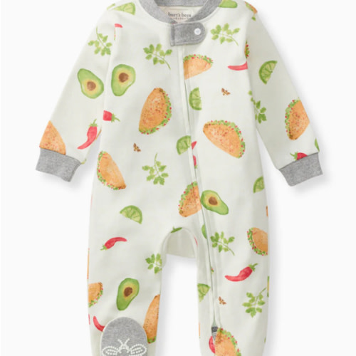 Taco Tuesday Organic Cotton Sleep & Play – Burt's Bees Baby (Size: 0-3M)