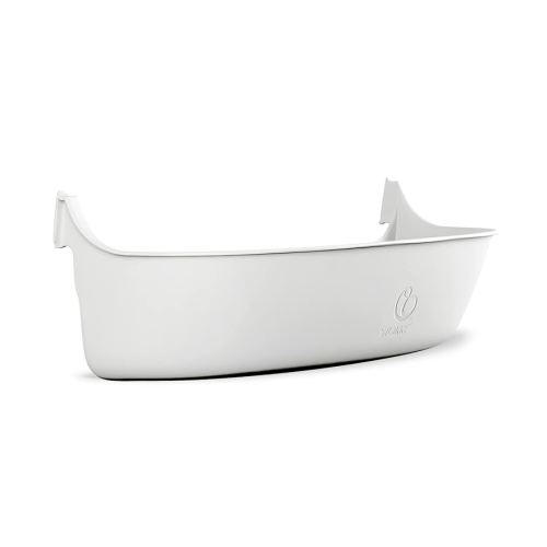 Stokke Tripp Trapp Storage, White - Flexible + Smart Storage Solution - Fits All Tripp Trapp Chairs Made After 2003 - Multifunctional, Safe + Easy to Use - Dishwasher Safe & BPA-Free