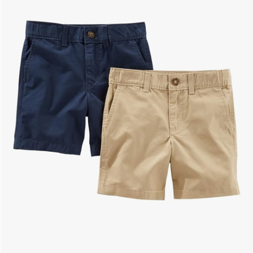 Simple Joys by Carter's Boys' Flat Front Shorts, Pack of 2