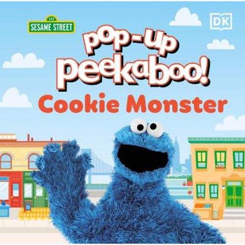 Pop-Up Peekaboo! Sesame Street Cookie Monster - by Tori Kosara (Board Book)