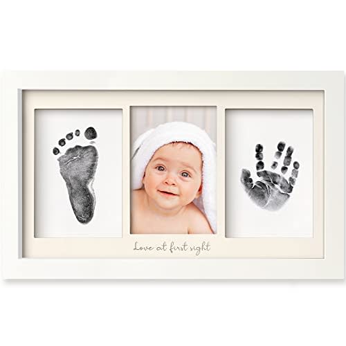 No-touch Inkless Baby Hand and Footprint Kit Painless Perfect Prints  Without a Drop of Ink on Your Child Inkless Print Kit black 