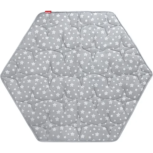 Hexagon Playpen Mat, Baby Playmat Fits Regalo Portable Play Yard 48 Inch and hiccapop 53" PlayPod Playpen, 6 Panel Playpen Mattress Non Slip Pad Mat