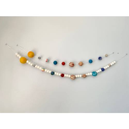 Felt Solar System Garland for Children
