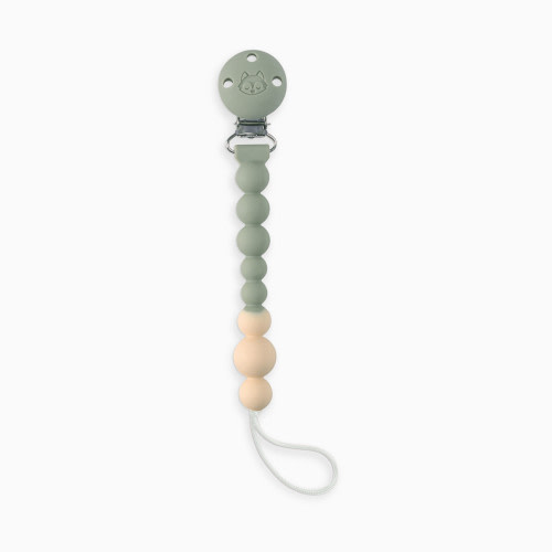 Loulou Lollipop Pacifier Clip - Sage Green