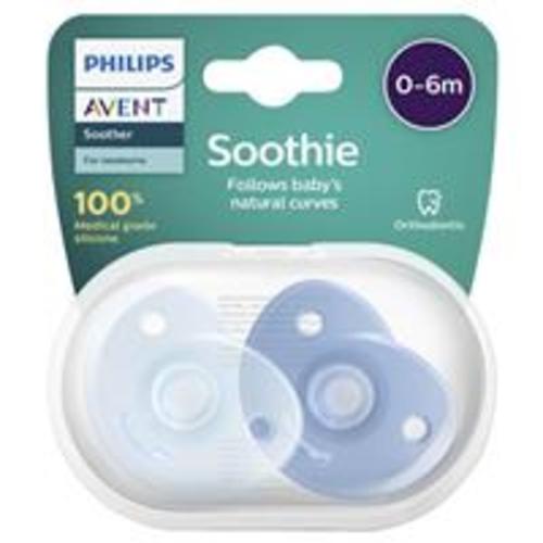 Buy Avent Soothie Blue 0-6 Months 2 Pack Online at Chemist Warehouse®