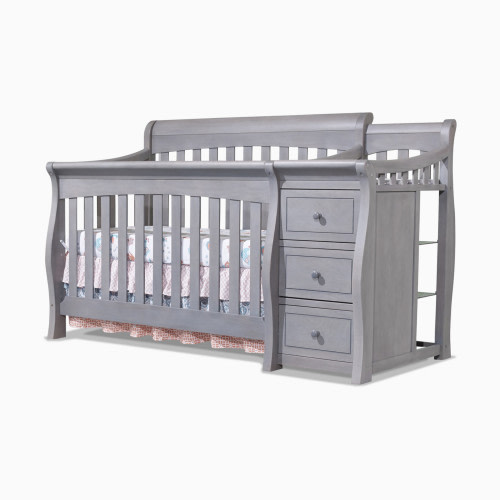 Sorelle Princeton Elite Crib & Changer - Weathered Gray