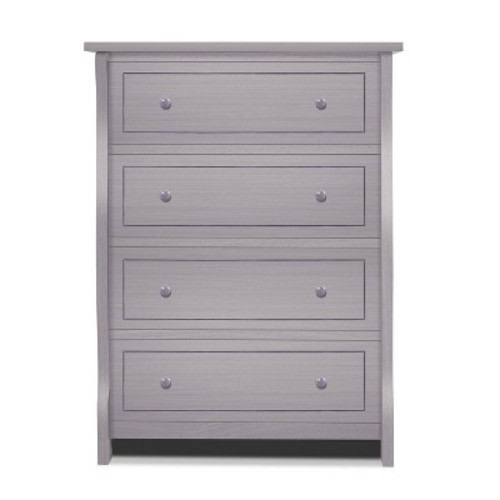 Sorelle Princeton Elite 4 Drawer Dresser Weathered Gray