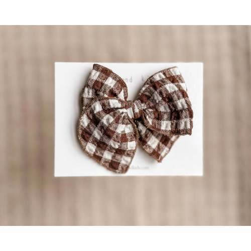 Brown buffalo check *fable* – kaitandkids