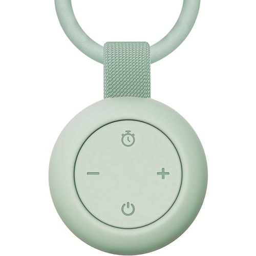 Portable Baby Sound Machine [White Noise for Babies Kids Adults][Sleep Soother][Timer Function][12 Soothing Sounds] 15 Hours Battery Life, Registry Gift,Shower,Clips on Baby Stroller.Mint