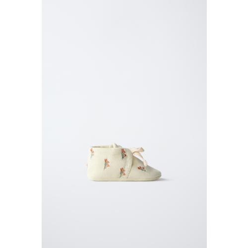 FLORAL COTTON BOOTIES