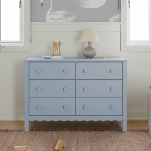 daVinci Sammy Scallop 6-Drawer Dresser