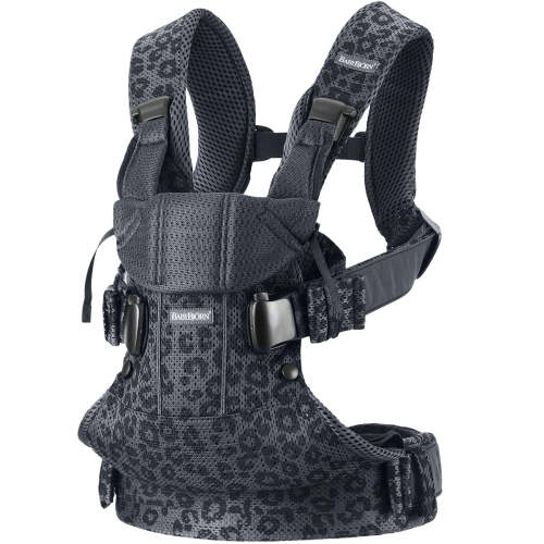 BabyBjörn Baby Carrier One Air 3D Mesh, Anthracite Leopard