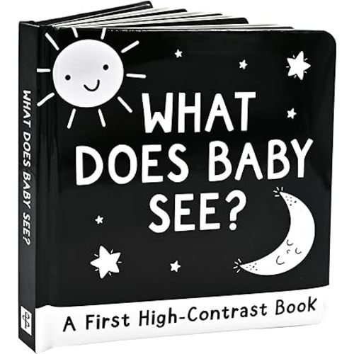 What Does Baby See? A High-Contrast Board Book (Padded Cover) Board book – December 30, 2022