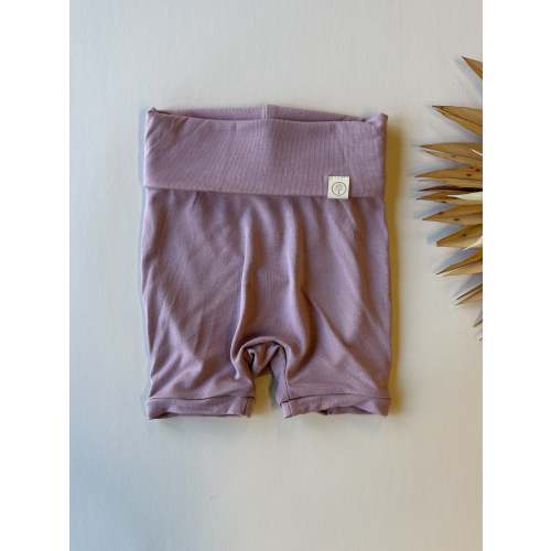 | Fold Over Shorties | Periwinkle | Luxury Bamboo