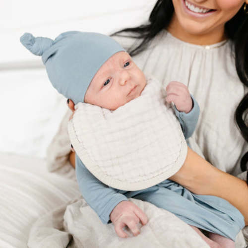 Cloud Muslin™ Bib 2 Pack - Cream – Lou Lou & Company