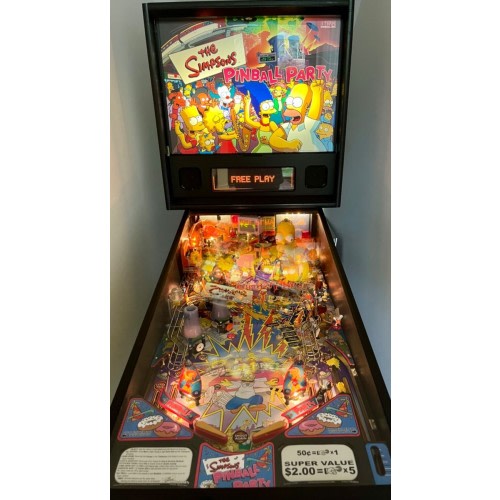 THE SIMPSONS PINBALL PARTY MACHINE by Stern, Excellent Condition!