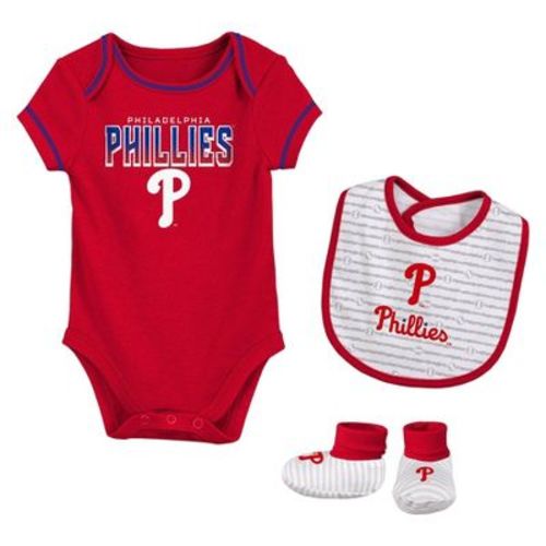 MLB Philadelphia Phillies Newborn Layette Set - 3-6M