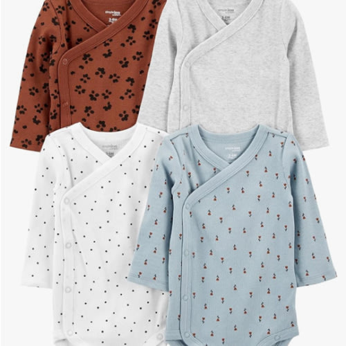 Simple Joys by Carter's unisex-baby 4-pack Side Snap Bodysuit