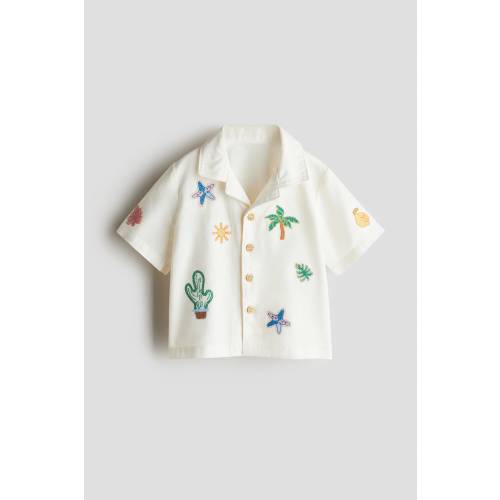 LINEN-BLEND RESORT SHIRT