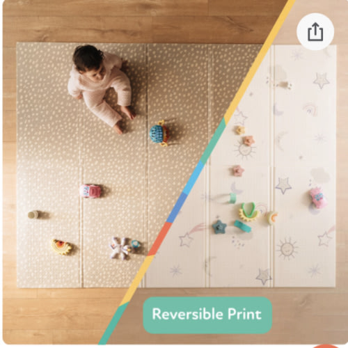 Reversible Floor Mat | Rainbows & Sky