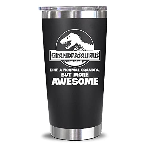 NewEleven Fathers Day Gift For Grandpa From Granddaughter, Grandson - Birthday Present Ideas For Grandfather, New Grampa, Promoted To Grandfather, Grandchildren, Grandkid - 20 Oz Tumbler