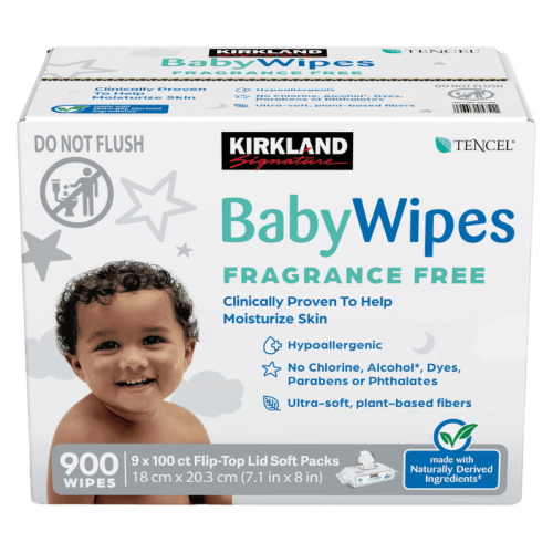 Kirkland Signature Baby Wipes Fragrance Free