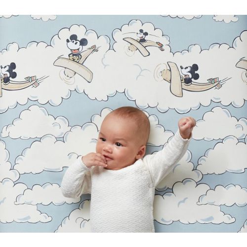 Disney Home x Sanderson Mickey Mouse Crib Sheet Bundle, Set of 2